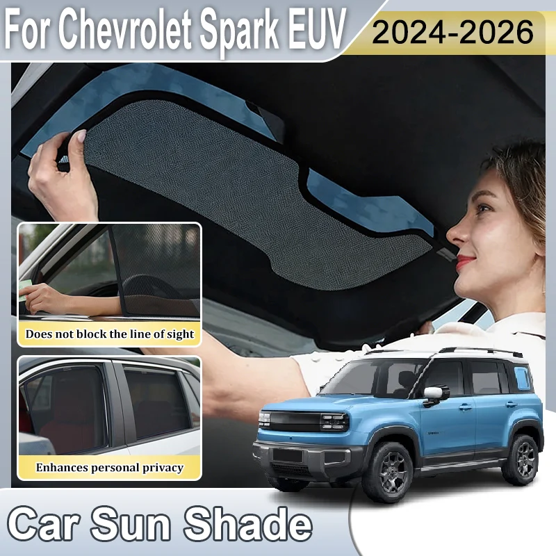 

Car Mesh Sun Shade For Mazda 6e EZ 6 2025 Accessories J90A 2024 2026 Mesh Sunshades Windshield Magnetic Sunscreen Parts Tools
