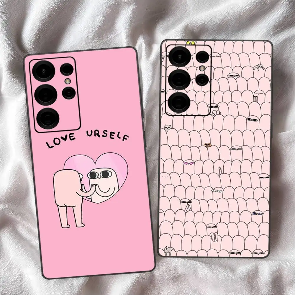 Ketnipz Cartoon Phone Case For Samsung S 24 Fe 25 Ultra Plus 20 Lite 21 30 22 23 24 22 Ultra 5G Fundas