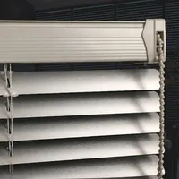 Aluminum Alloy Louver Curtains with No/perforated Roller Blinds for Shading Bathroom Bedroom Household Use Lift Blind Curtain