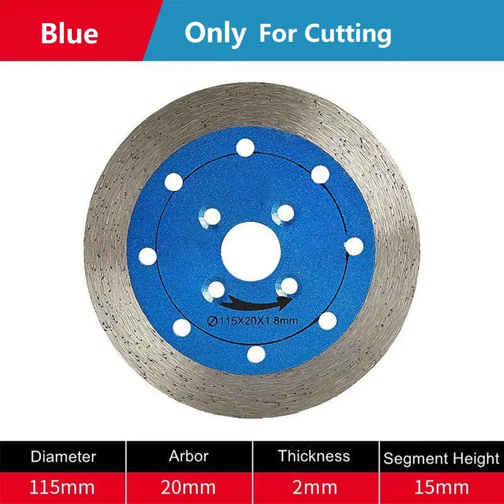 115mm Saw Blade For Porcelain Tile Ceramic Dry/Wet Cutting Stone Cut Off Saw Blade Cutting Disc Tools