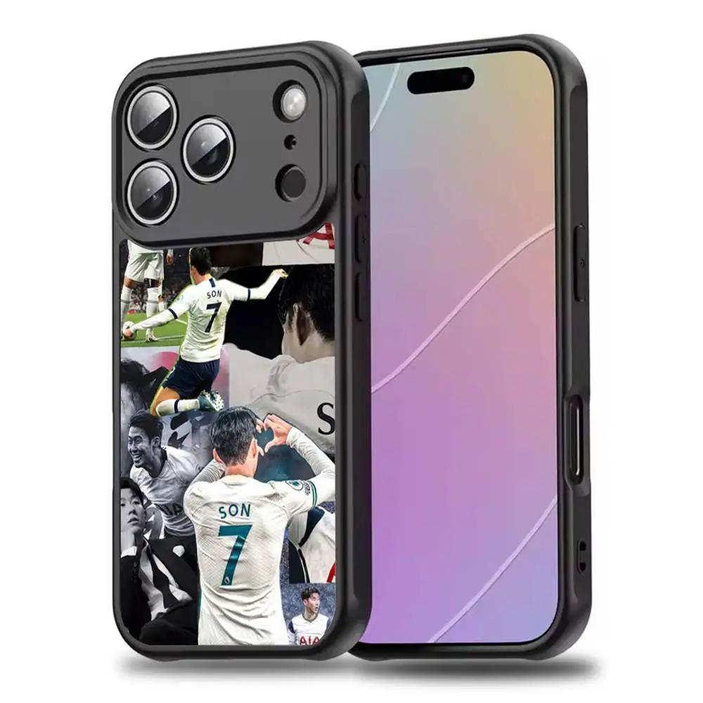 حافظة هاتف كرة القدم S-Son H-HeungS min لهاتف iPhone17,16,15,14,13,12,11,Pro,Max,Plus,Mini,SE4,E شحن لاسلكي مغناطيسي Magsafe #4