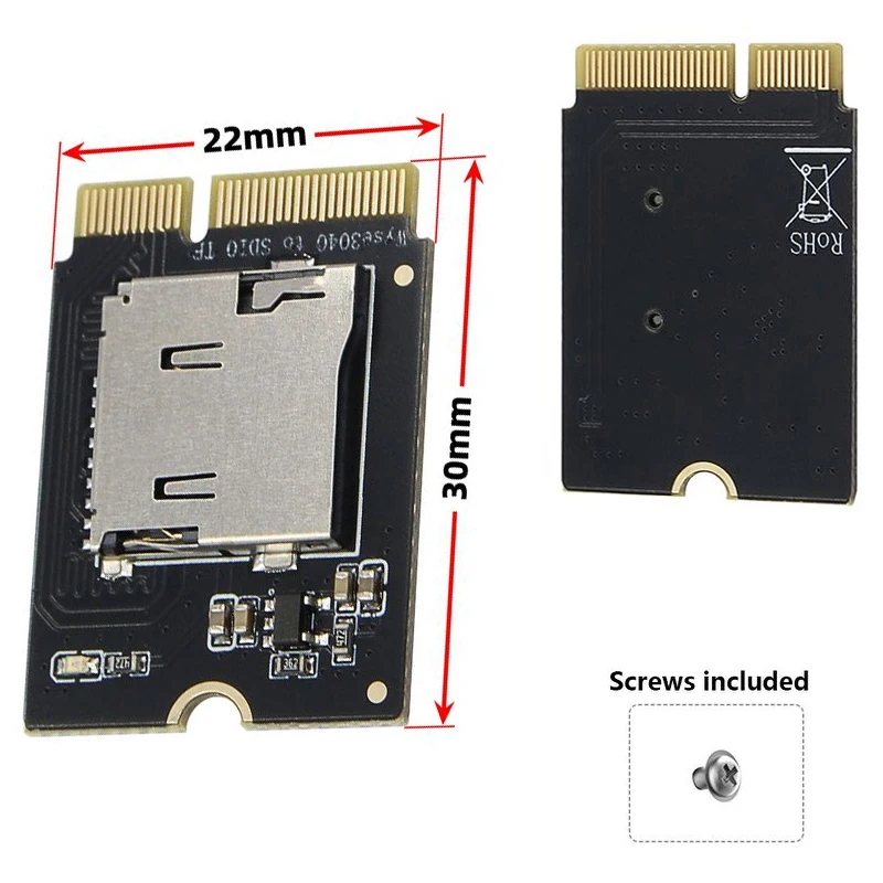 

For Dell Wyse3040 to SDI0 TF Adapter NGFF E-KEY Wireless LAN to TF Card Adapter for Dell Wyse 3040 to SDI0 TF