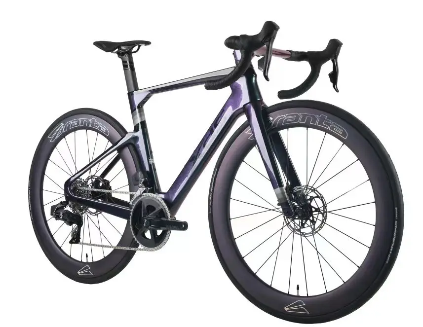 XDS AD7 700C 24 Speed Carbon Fiber Road Bike, Sram Hydraulic Disc Brake Electronic Shifting Carbon Frame Fork Bicycle Wholesale