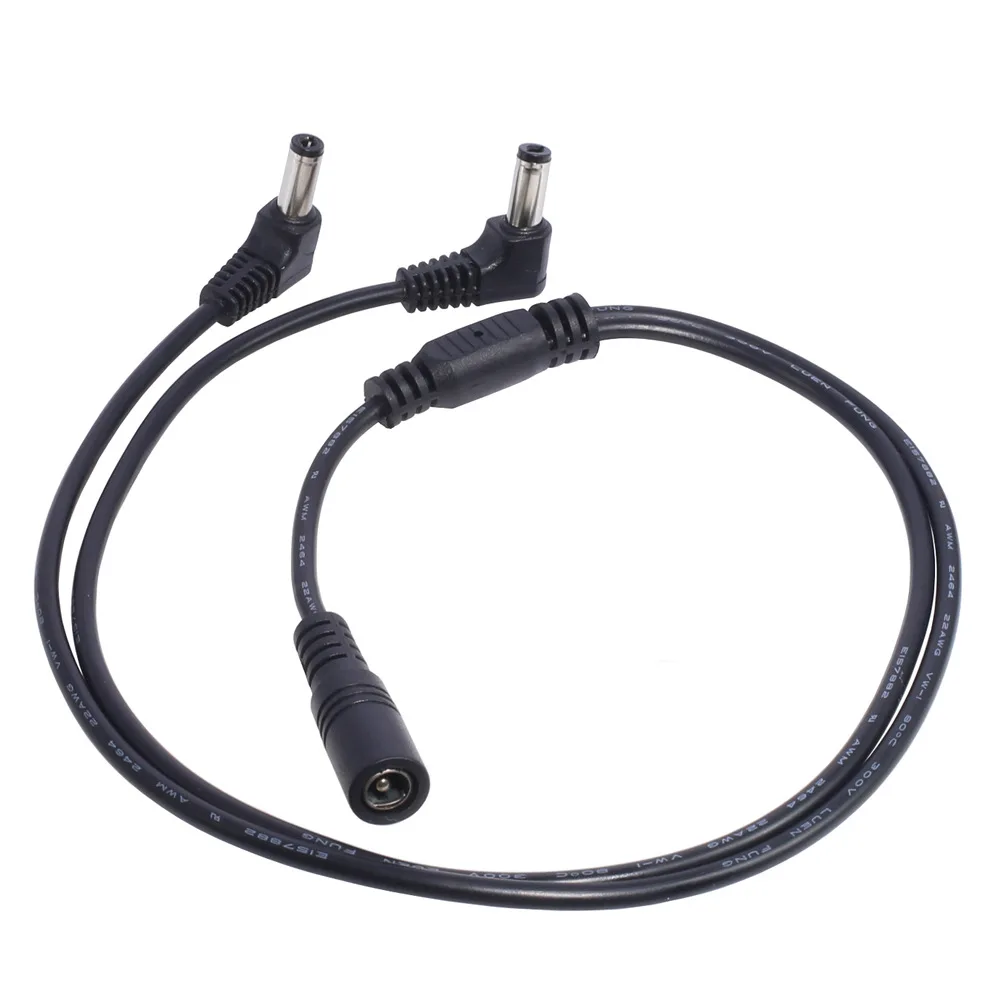 Bent 5521 One female to double male adapter cable 5.5 * 2.1 One in two monitoring power distribution wiring 50cm