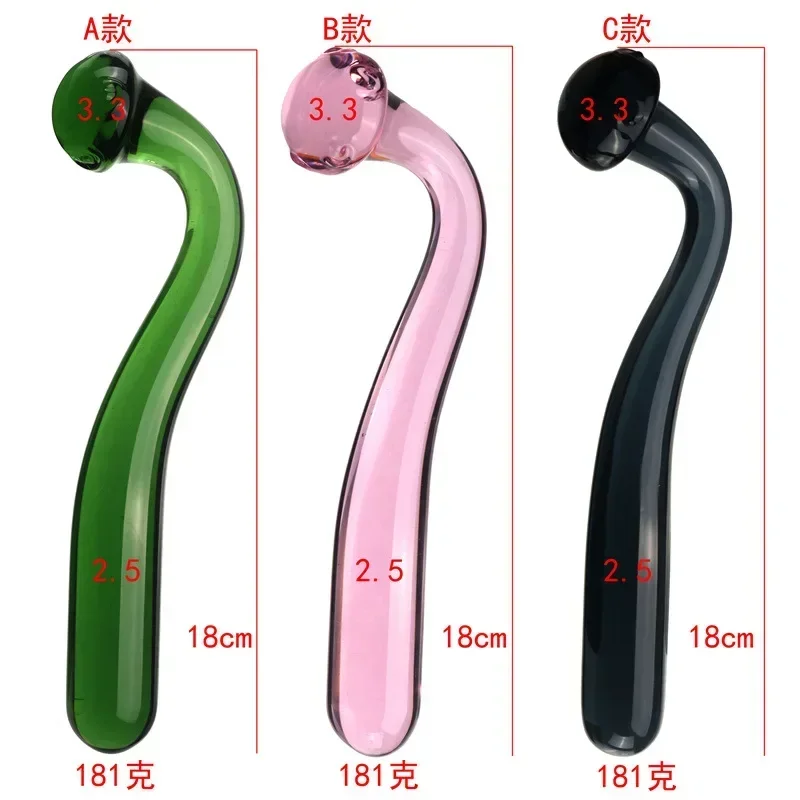 BDSM Fetish Crystal Glass Anal Plug Anus Dilator Butt Plug Stimulator Anal Sex Toys For Women Prostate Massager Dildos
