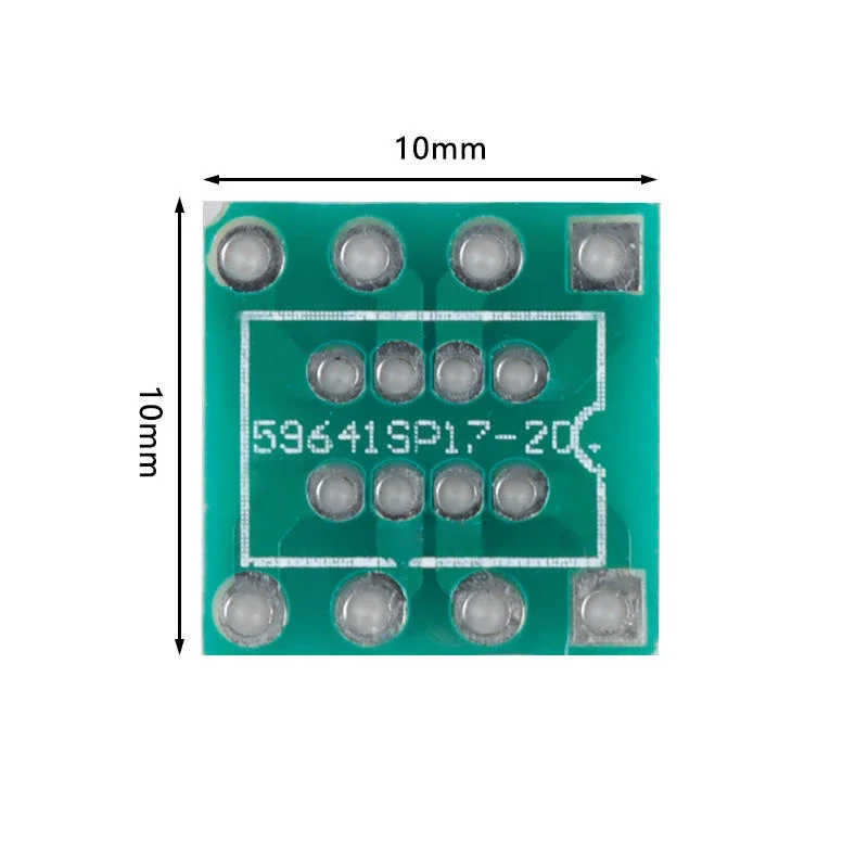 DIP8/SOP8 Adapter Board DIP To SMD Adapter Seat 1.27mm To 2.54mm IC Test Board (10 Pcs)