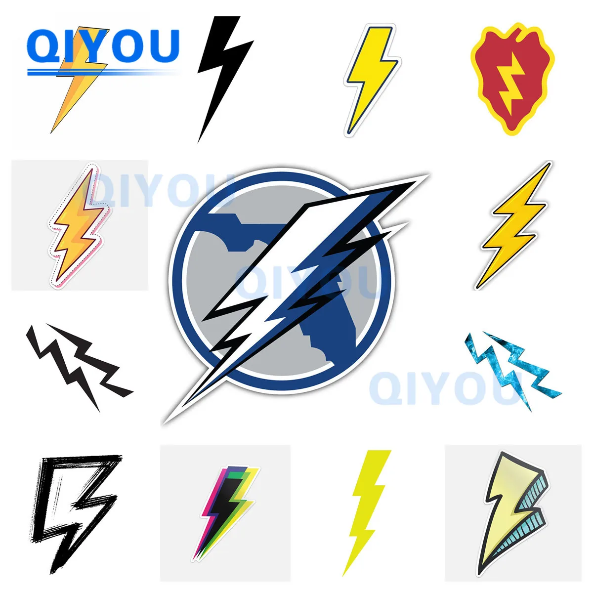 

Personalized Body Decoration Lightning Car Stickers for Die-cut PVC Decal Used for Car Body Windshield Pull Rod Boxes