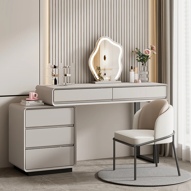 

Modern Minimalist Dressing Table Luxury Bedroom Drawer Girls Dressing Table European Storage Penteadeira Para Quarto Furniture