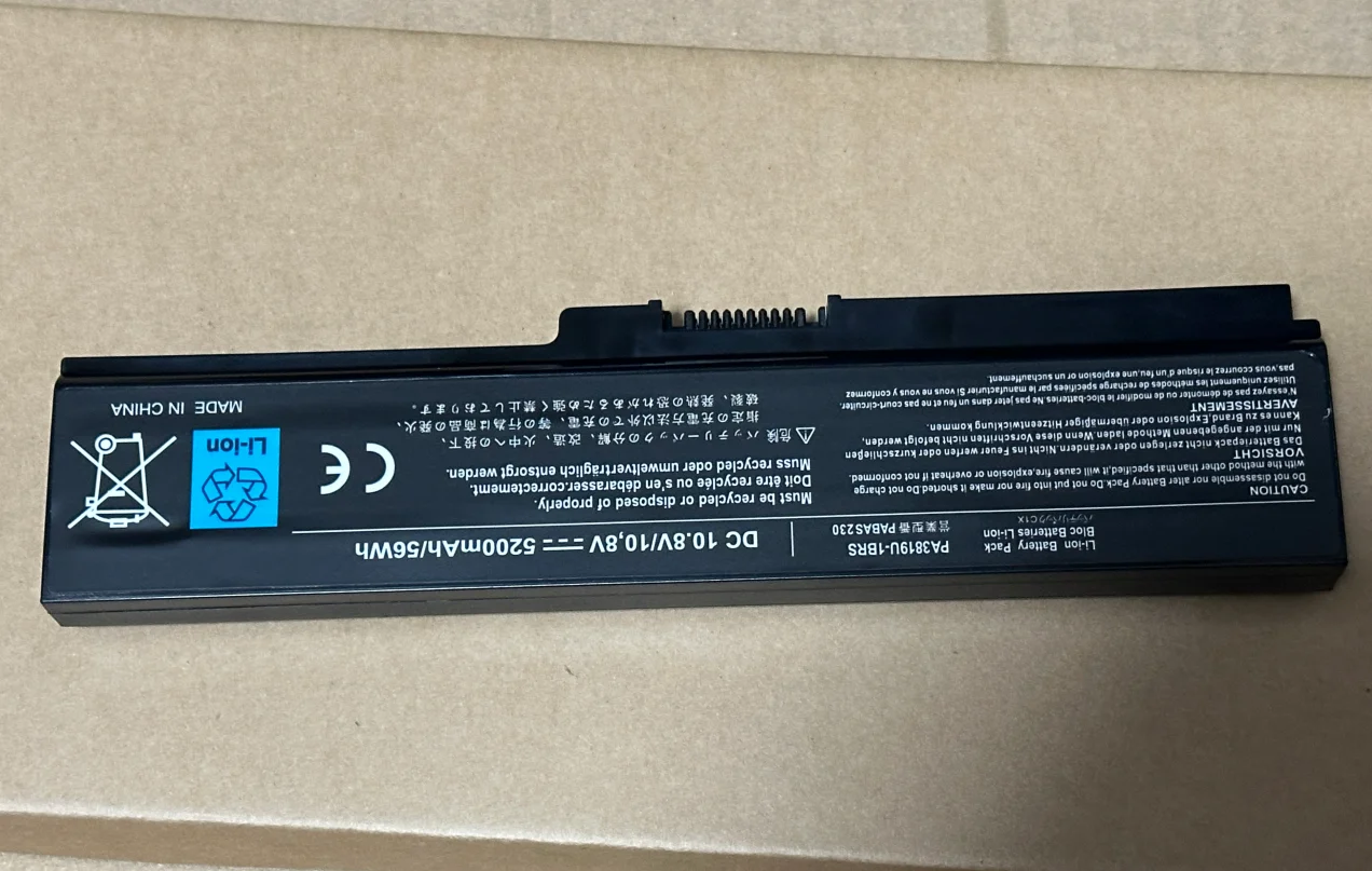 Laptop Battery For Toshiba Satellite A660 C640 C650 C655 C660 L510 L630 L640 L650 U400 PA3817U-1BRS PA3816U-1BAS