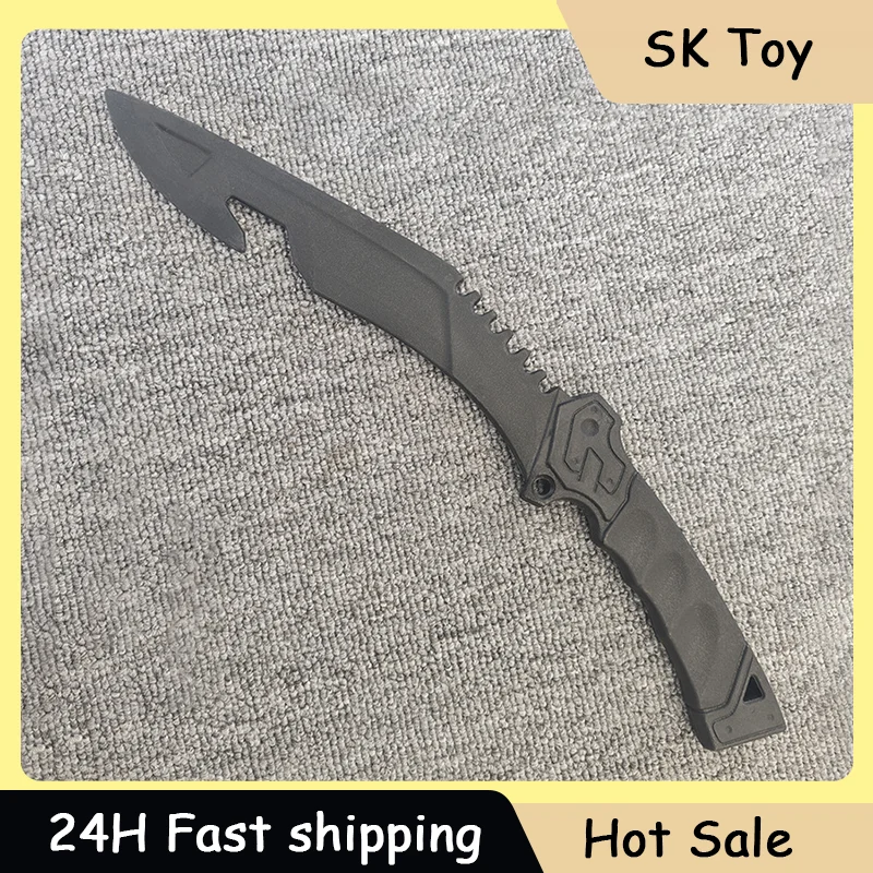 Couteau en plastique d'entraînement haute intensité de 37 cm, accessoires de cosplay Bangalore, épée jouet sûre non affûtée, modèle de couteau de samouraï pour arts martiaux