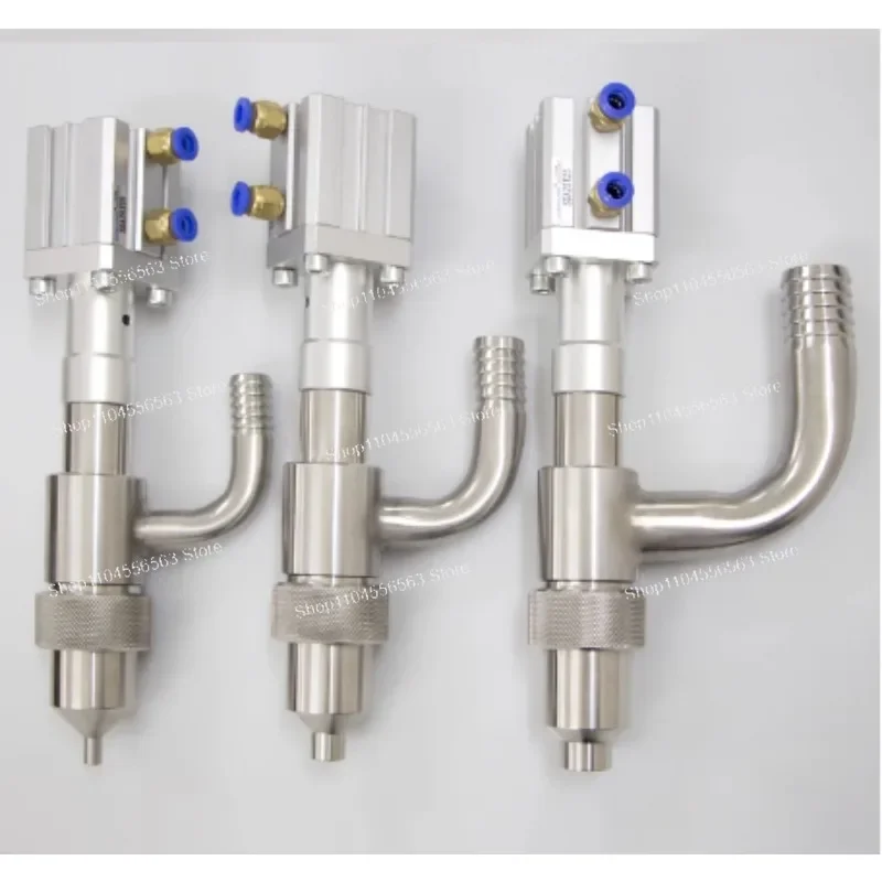 304 Stainless Steel Elbow Pneumatic Anti-Drip Filling Head - For Paste & Liquid Filling Machine Applications