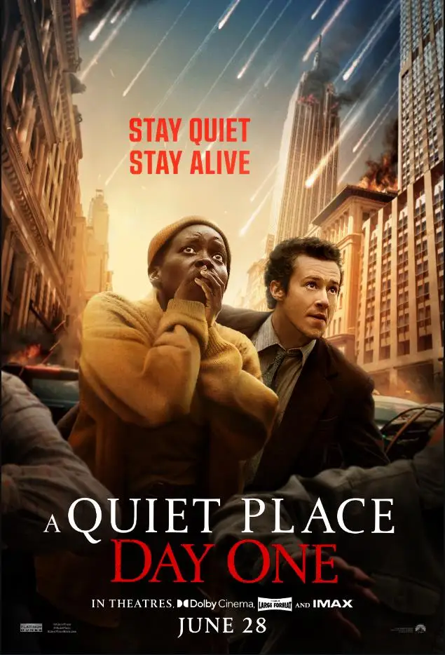 Hot Rare Movie A Quiet Place: Day One (2024) Art SILK POSTER Wall Art Home Decorative painting