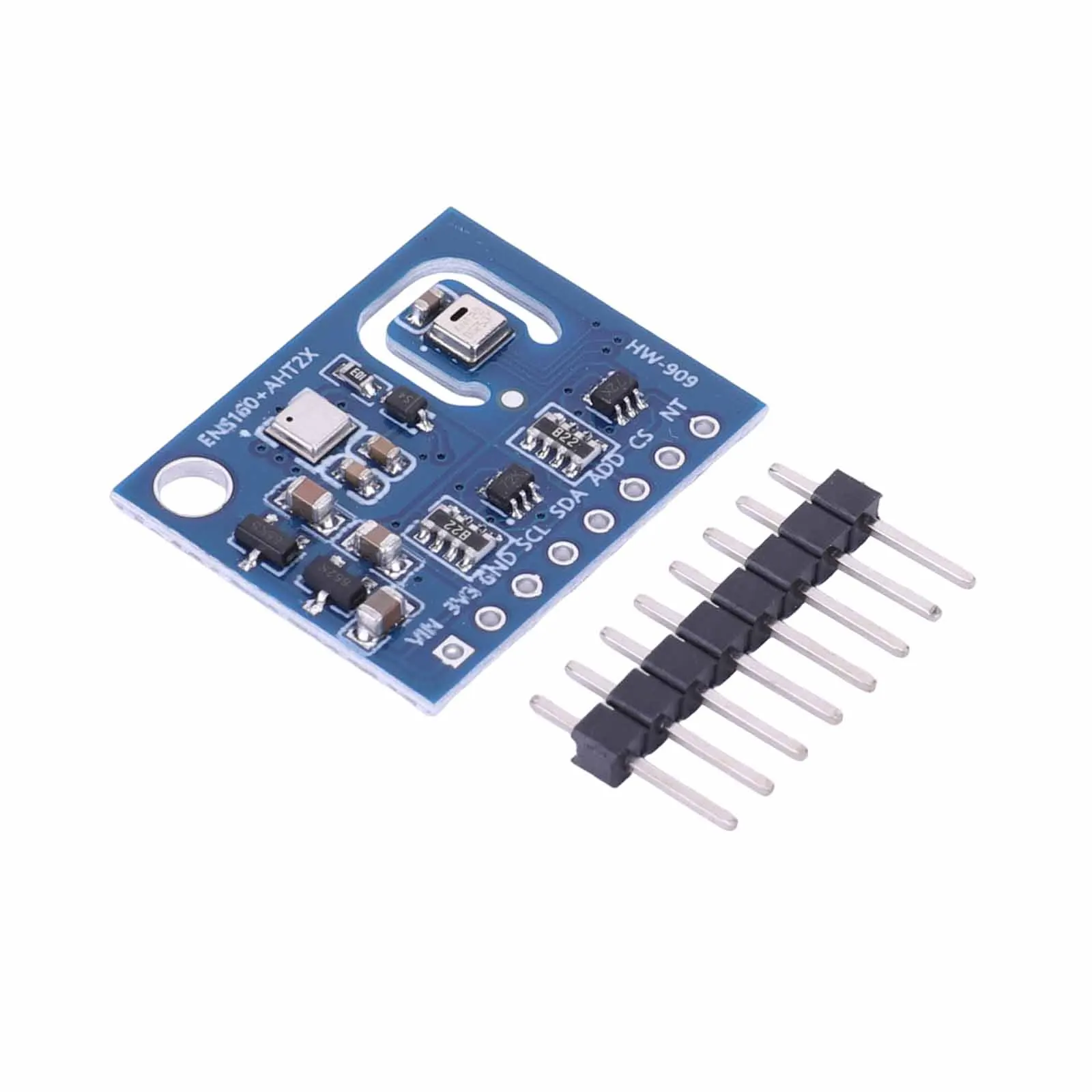 ENS160+AHT21 Temperature and Humidity Gas Sensor Module Carbon Dioxide CO2 ECO2 TVOC Air Quality Sensor Module High-Precision