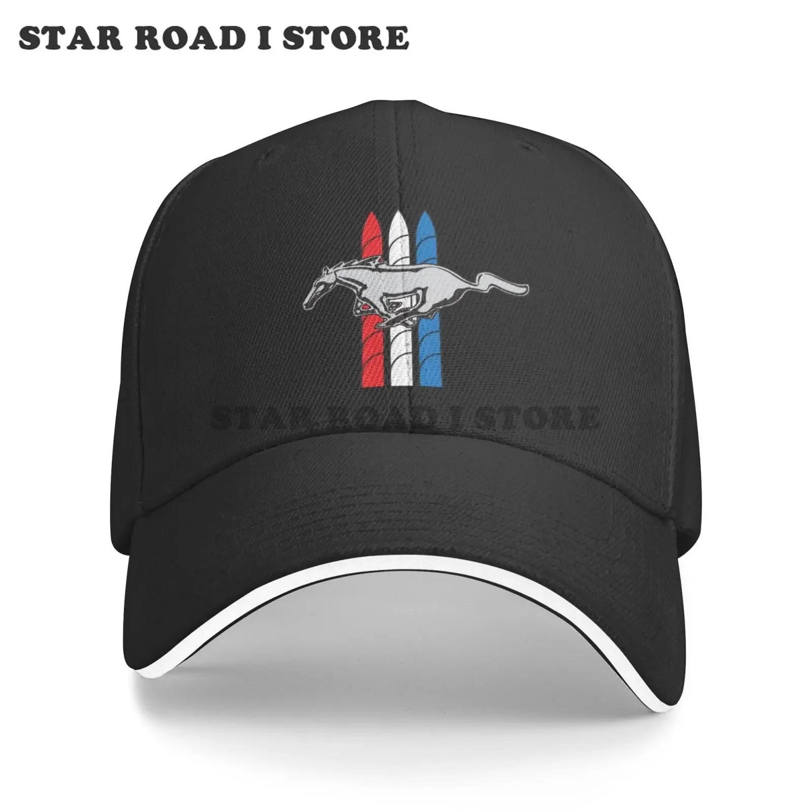 Рисунок 2 - Летние классические бейсболки с логотипом Mustang