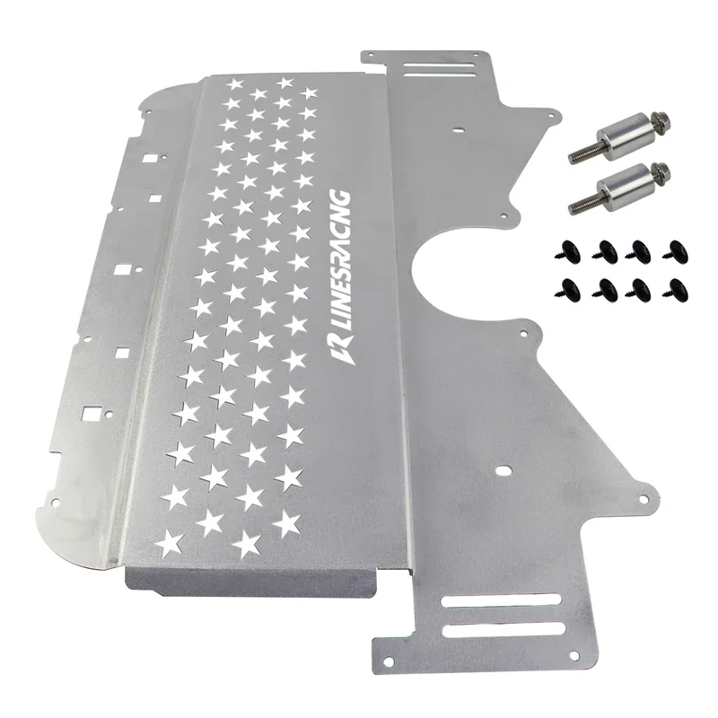 

Aluminum Oil Cooler Skid Plate Thickness 3mm For BMW BMW G80 G82 M3 M4 G87 M2 2021-2024 Silver/Black