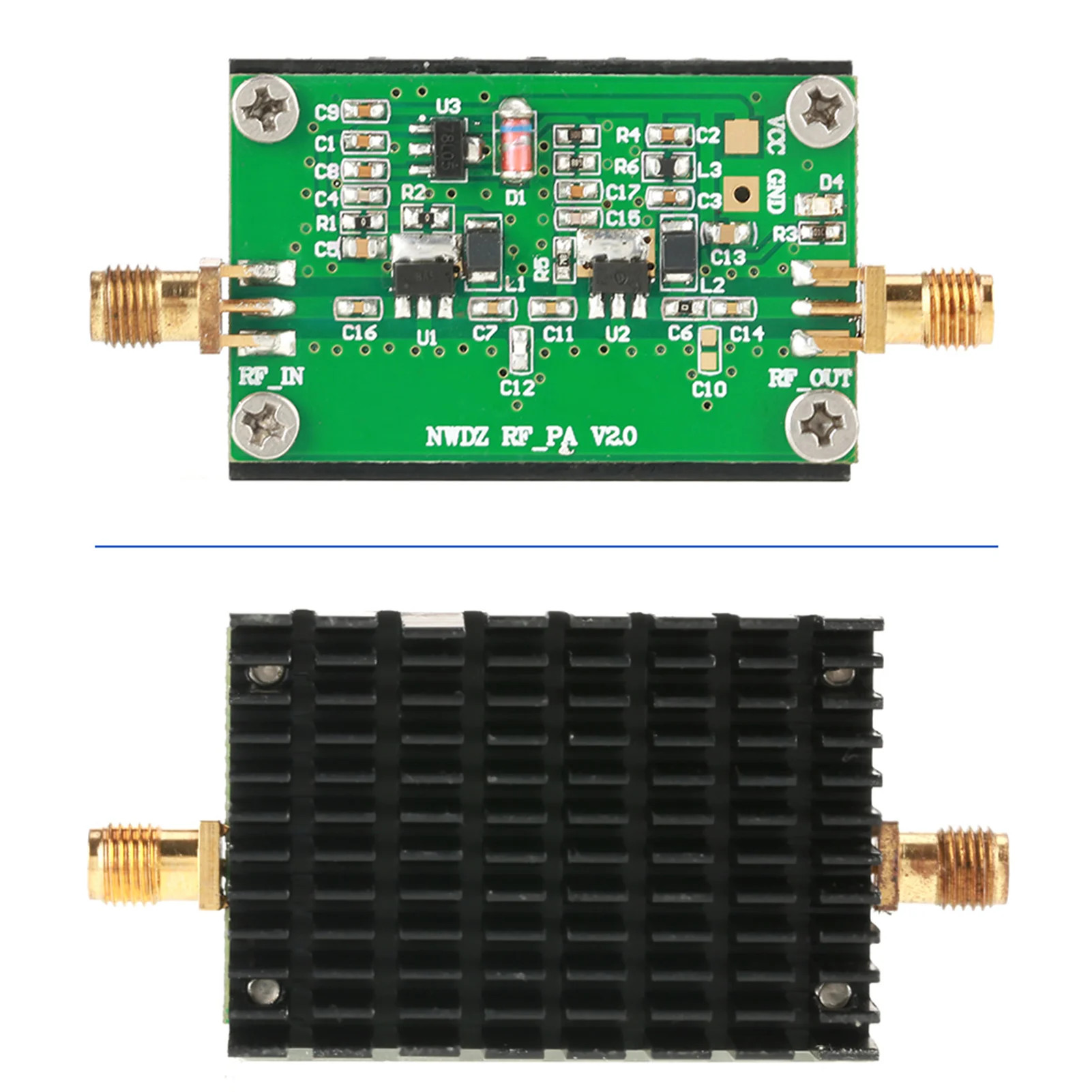 2Mhz-700Mhz 3W Hf Vhf Uhf Fm Zender Rf Eindversterker Voor Radio