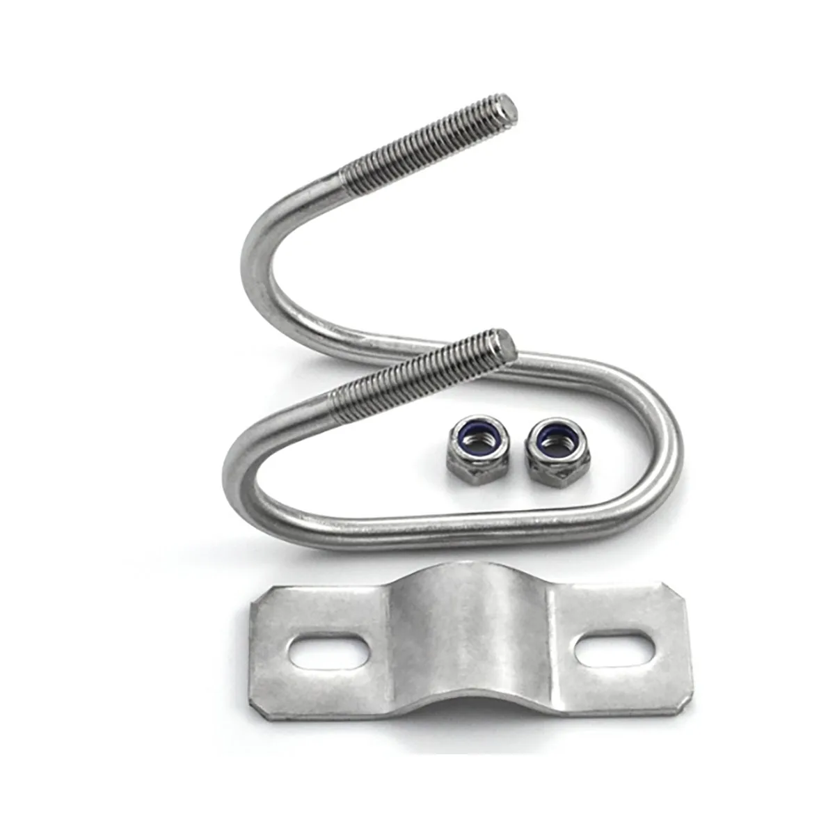 304 Stainless Steel Double U-Shaped Clamp Screw/Pipe Clip