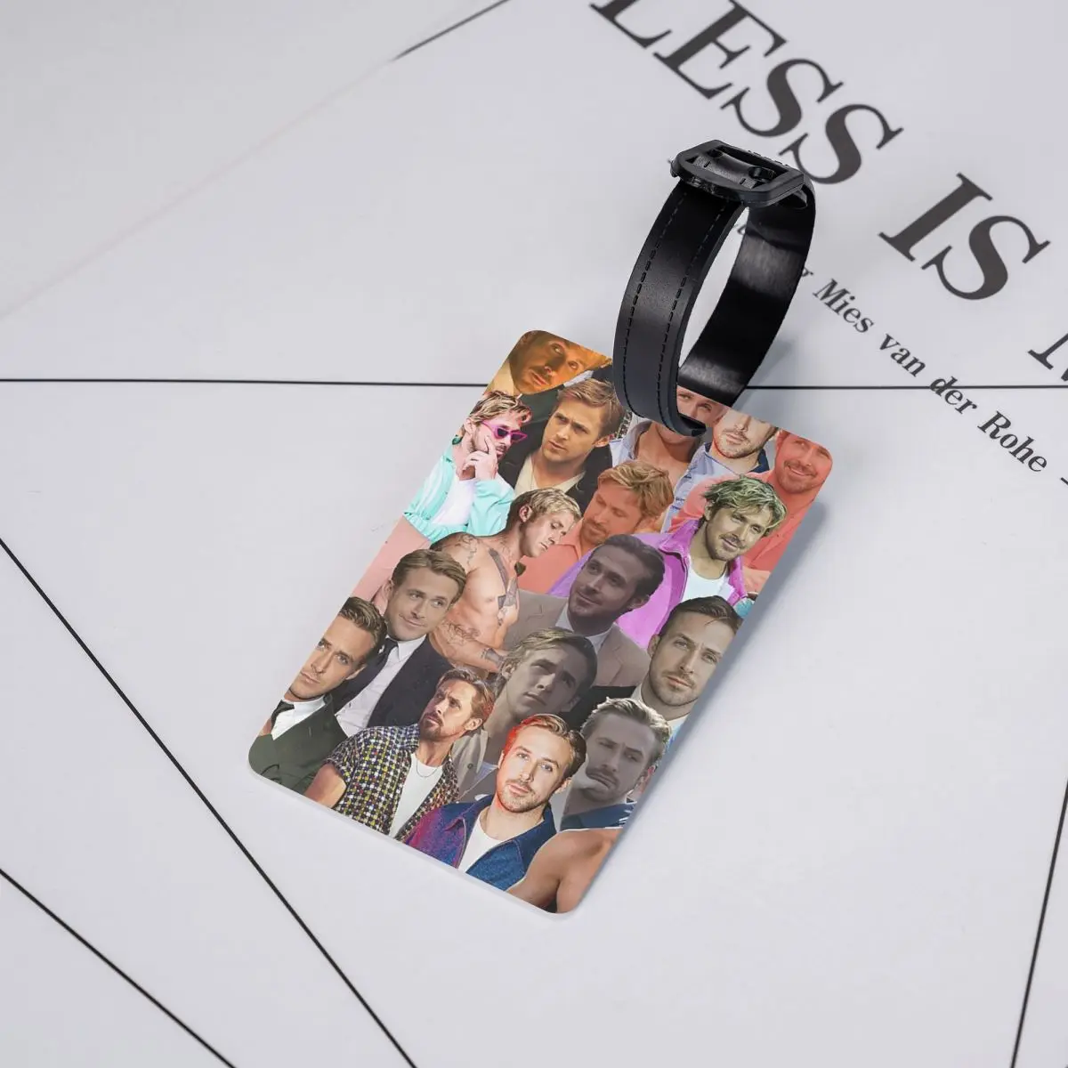 

Ryan Gosling Photo Collage Luggage Tags Suitcase Accessories Travel Baggage Boarding Tag Label Holder ID Name Address