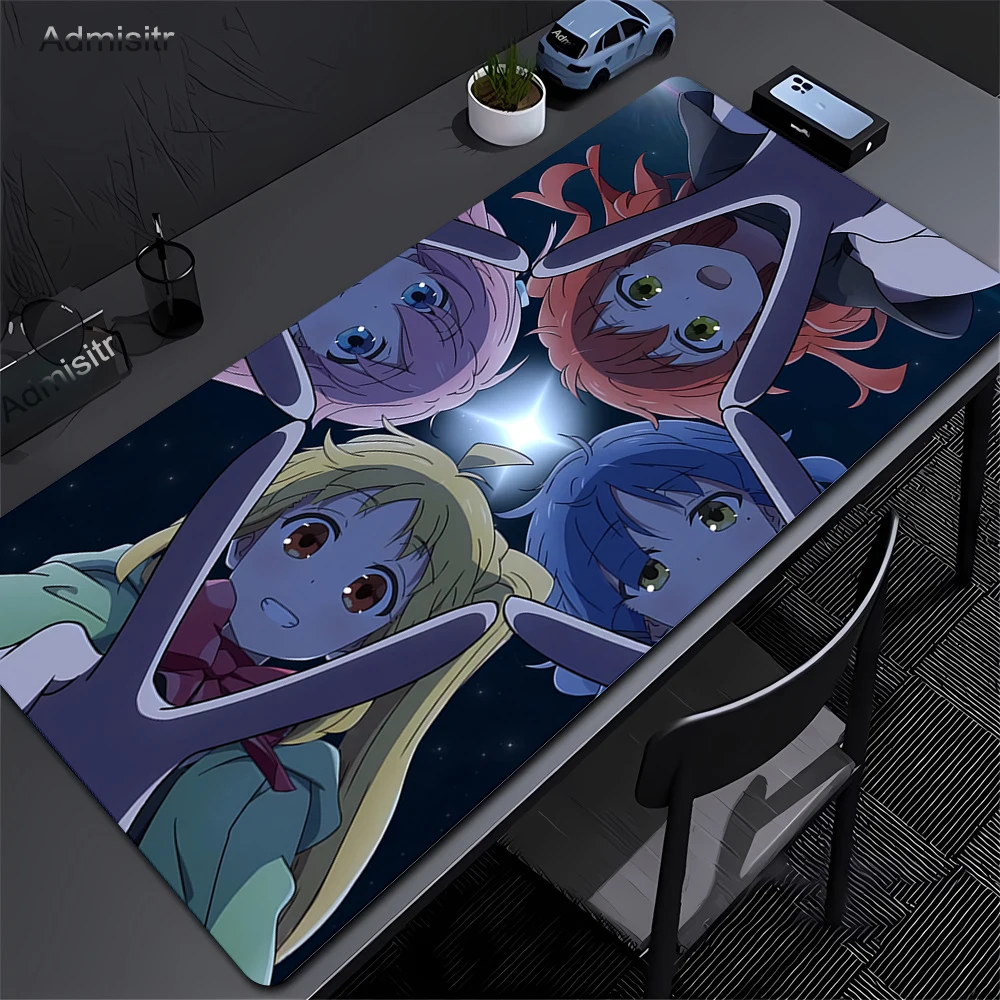 

Большой игровой коврик для мыши Bocchi The Rock Game Резиновый коврик для компьютерной мыши Аниме HD Коврик для мыши с принтом Gamer Locking Edge Аксессуары XXL