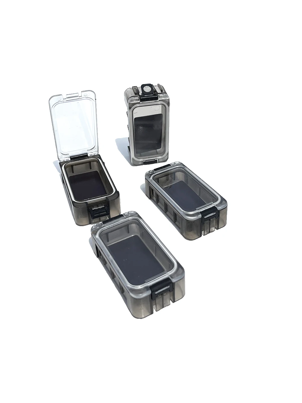 4er-Pack, kostenlose Zusatzbox für Angelhaken, Aufbewahrungsbox für Angelzubehör, magnetische Angelhaken- und Köderbox, kleine Werkzeugbox für Zubehör. – Detail 11