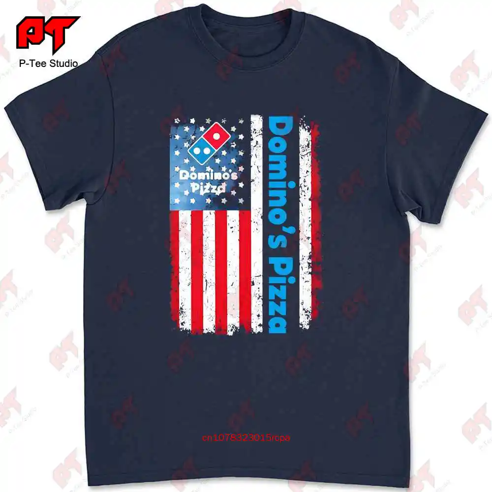 Domino’S Pizza American Flag T-shirt BPDT