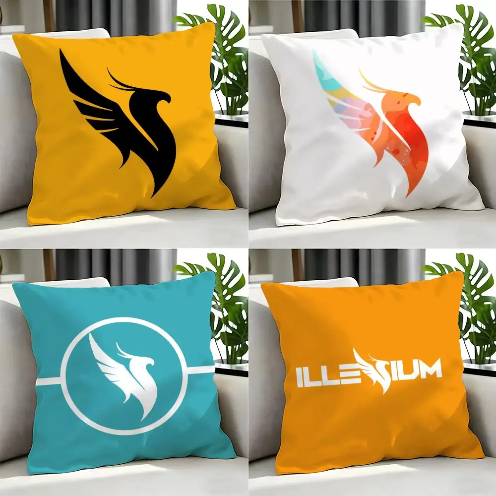 electronic Illenium Cushion Cover Cushion Cover Set 4Pcs 50x50 45x45 40x40 Pillowcase Decorative Sofa Home Decor