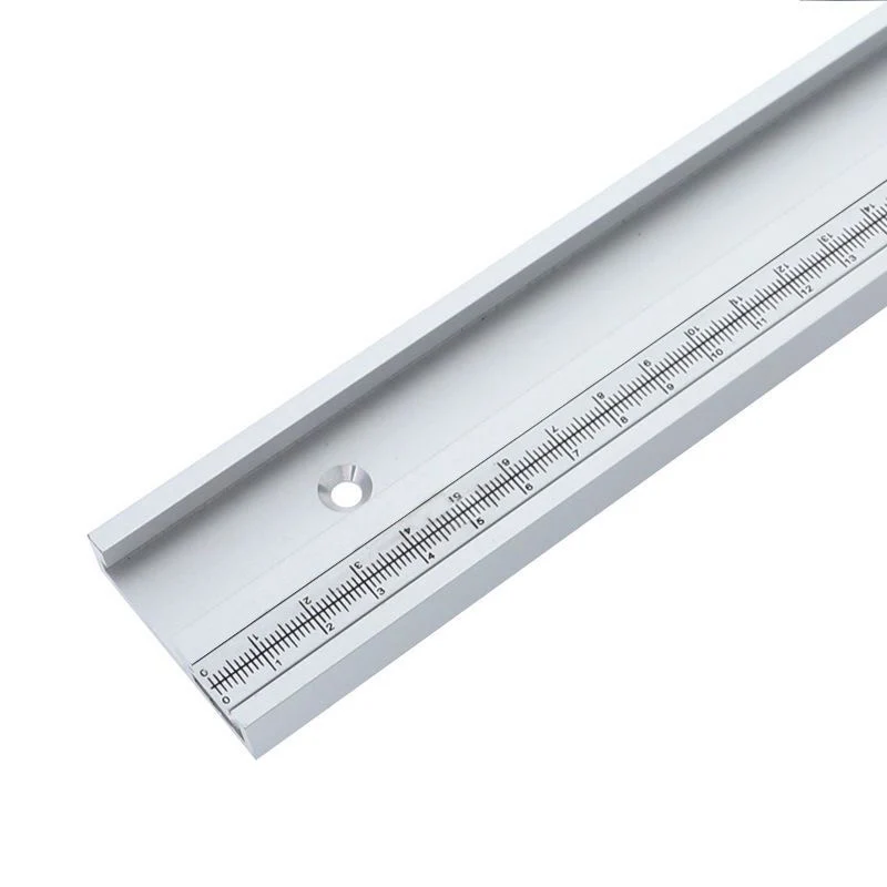 Breite 45 mm Holzbearbeitung DIY Werkzeug Aluminiumlegierung Gehrungsschiene Holzbearbeitung T-Schiene T-Nut für Tischkreissäge Router Tisch – Detail 3