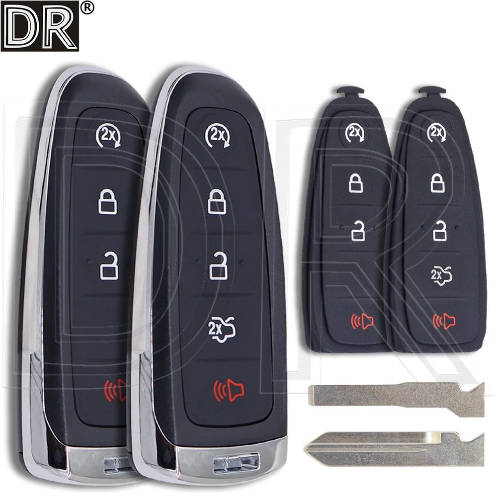 Excelente Carcasa de Repuesto para Llave de Coche Ford Escape, Focus, Taurus, Edge, Flex, C-Max, Maverick, Taurus, Lincoln 2011-2018