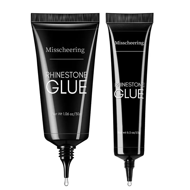 Cola adesiva para strass de unha, 10-30g, para vara a broca, cola transparente para unhas, imersão uv, led, modelagem 3d, materiais de decoração diy