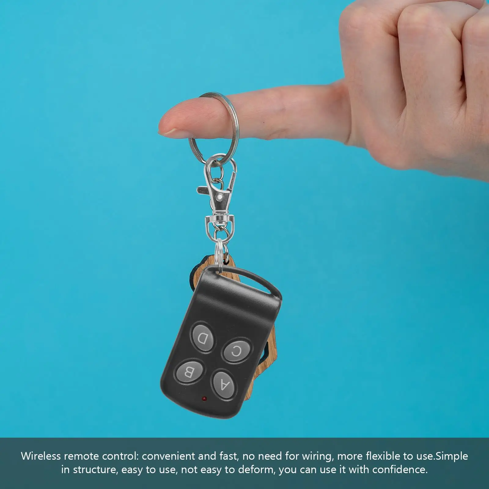 1pcs Electric Door Remote Controller 433Mhz Garage Opener Key Fob Replacement Wireless Rolling Shutter Accessory Mini Key Chain