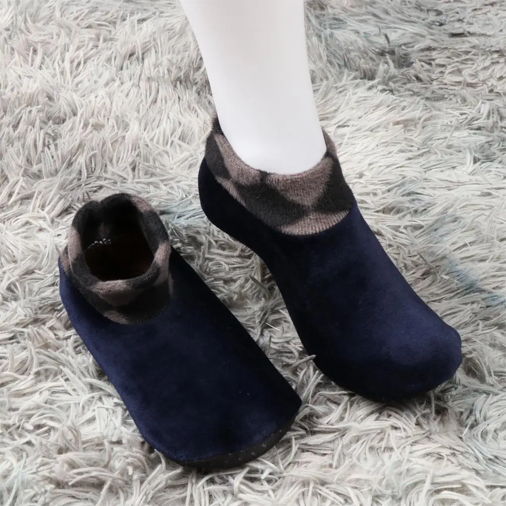 موضة رشاقته السرير جورب مكافحة زلة Sockings شتاء دافئ رشاقته السرير جورب مرونة المنزل جوارب يمكن السير بها على الأرض رجل