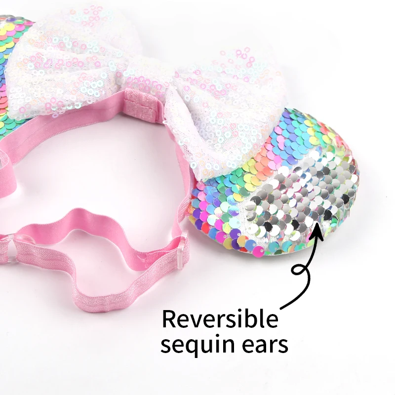 1pc Candy Farbe Maus Ohren Elastisches Stirnband für Erwachsene und Kinder Einstellbare Nylon Headwrap Urlaub Party DIY Haar Zubehör – Detail 8