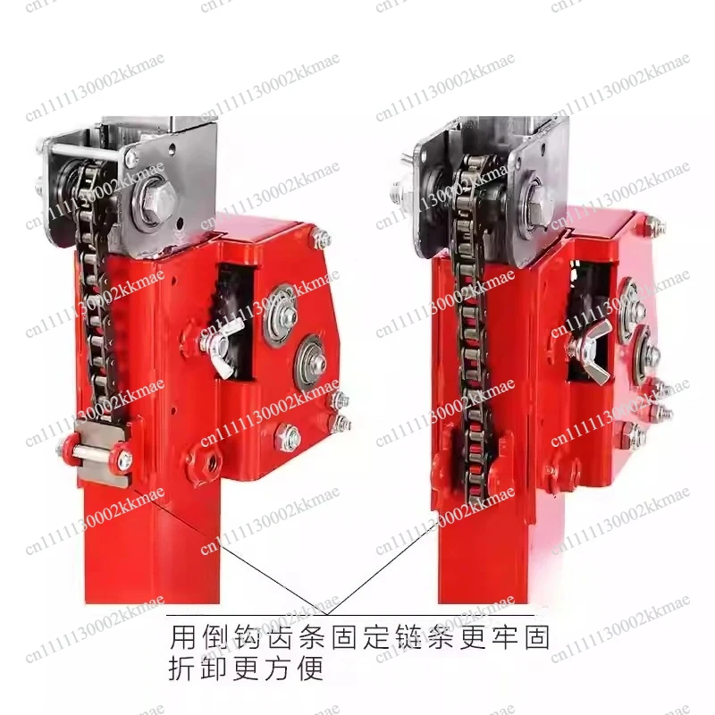 Mobile Hand Cranked Ceiling Punching Lift with Polishing Artifact, Small Gypsum Board Lifting Tool for Construction Sites