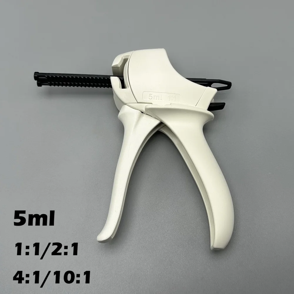 Dental Endodontic General Impression Material Automatic Mixing Cartridge Dispenser Caulking Guns Delivery Gun Dispensing Gun 5ml
