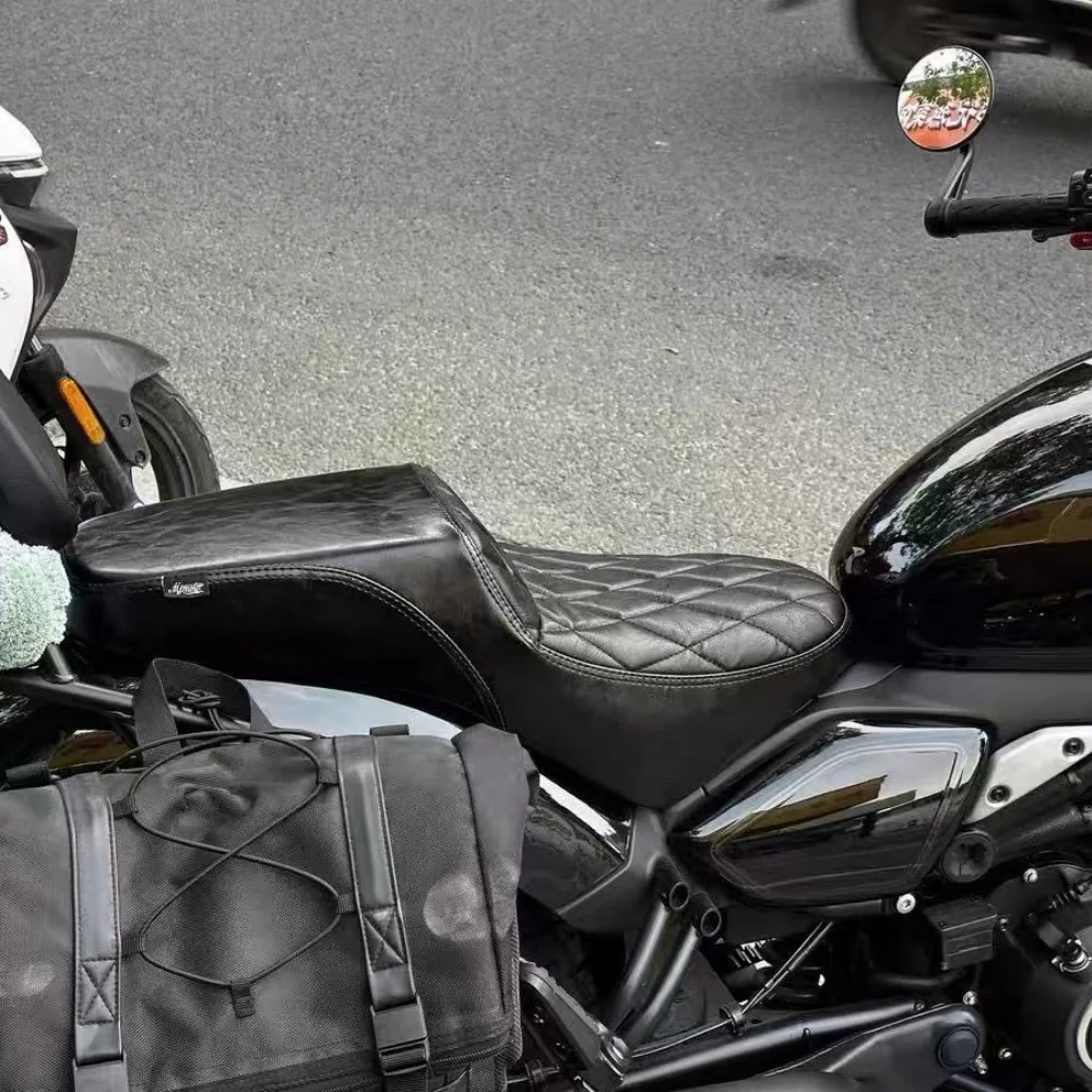 Customized Retro Motorcycle Flat Square Double Seat Cushion For CFMOTO CLC450 cf450 clc450 Waterproof Prevent scratches Cushions