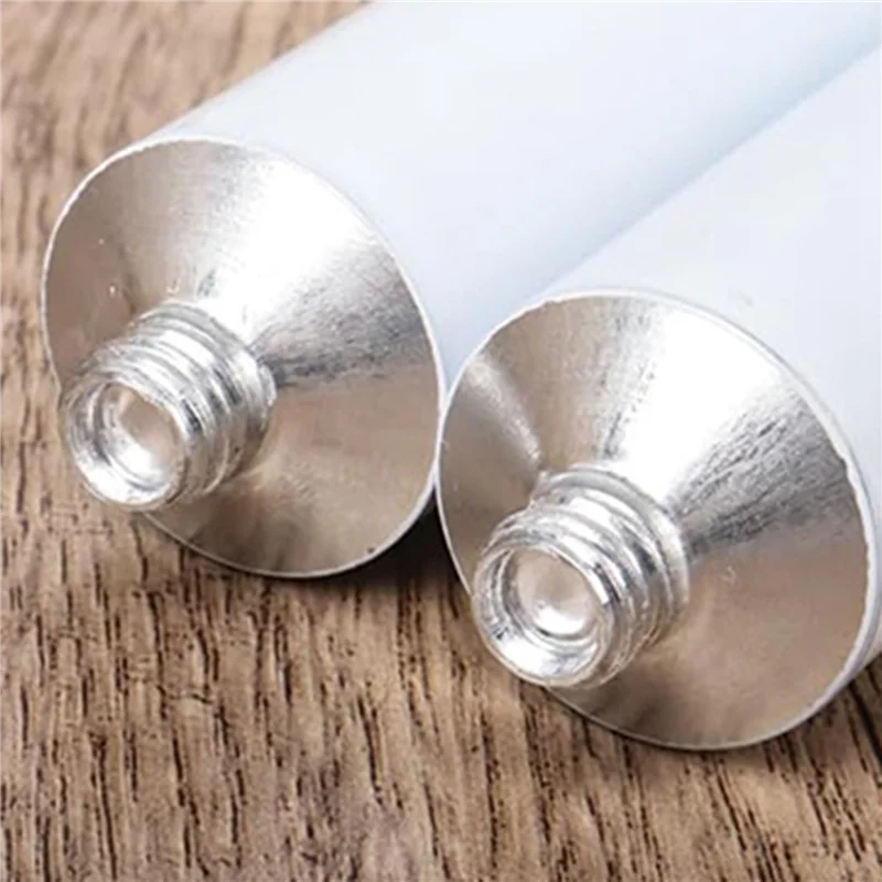 ABDJ-20 قطعة أنابيب طلاء ألومنيوم فارغة، أنابيب طلاء 60 مل لتخزين طلاء الأكريليك والألوان المائية والغواش والزيوت