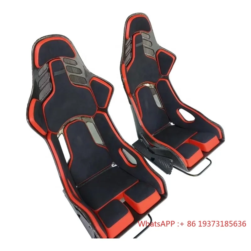 Carbon Fiber Fibre BodyKit Seat Cover for Mercedes-Benz BMW Porsche