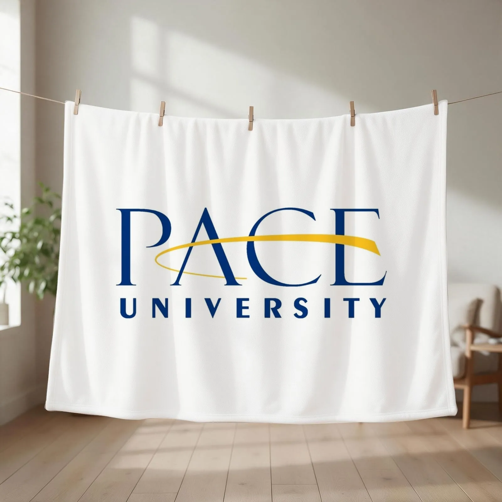 Pace University Throw Blanket couch cozy soft plush fuzzy picnic outdoor blanket