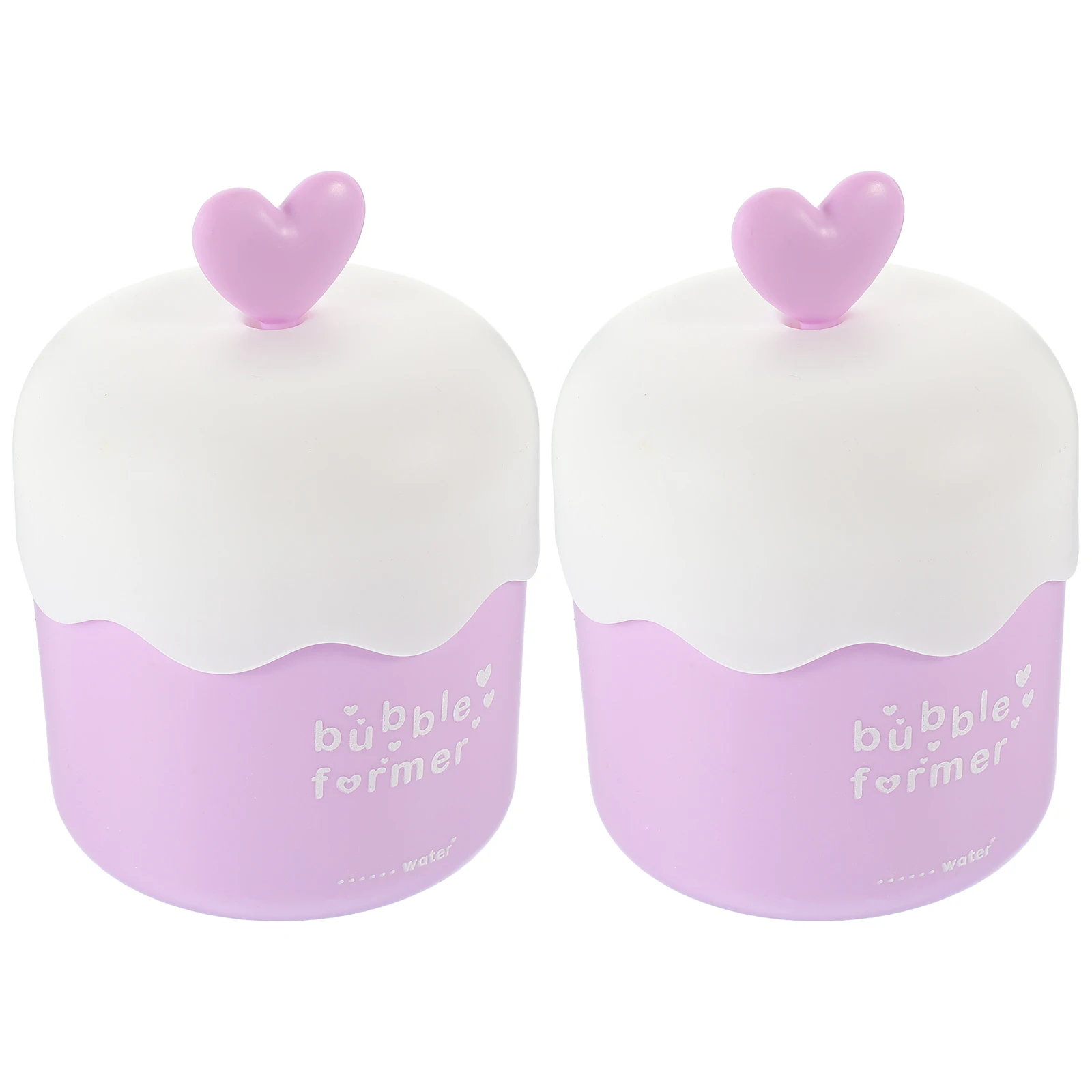 

2 Pcs Bubble Shower Gel Bath Foam Maker Foaming Tool Face Wash Cleanser Foamer Facial Cleansing Washing