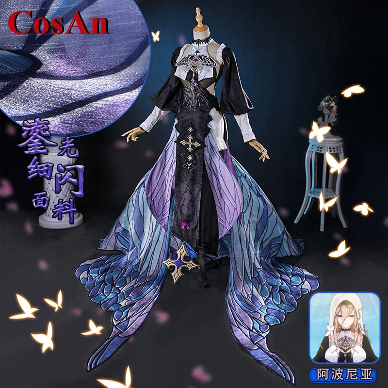 

CosAn Hot Game Honkai Impact 3 Aponia Cosplay Costume Gorgeous Nun Uniform Dress Activity Party Role Play Clothing