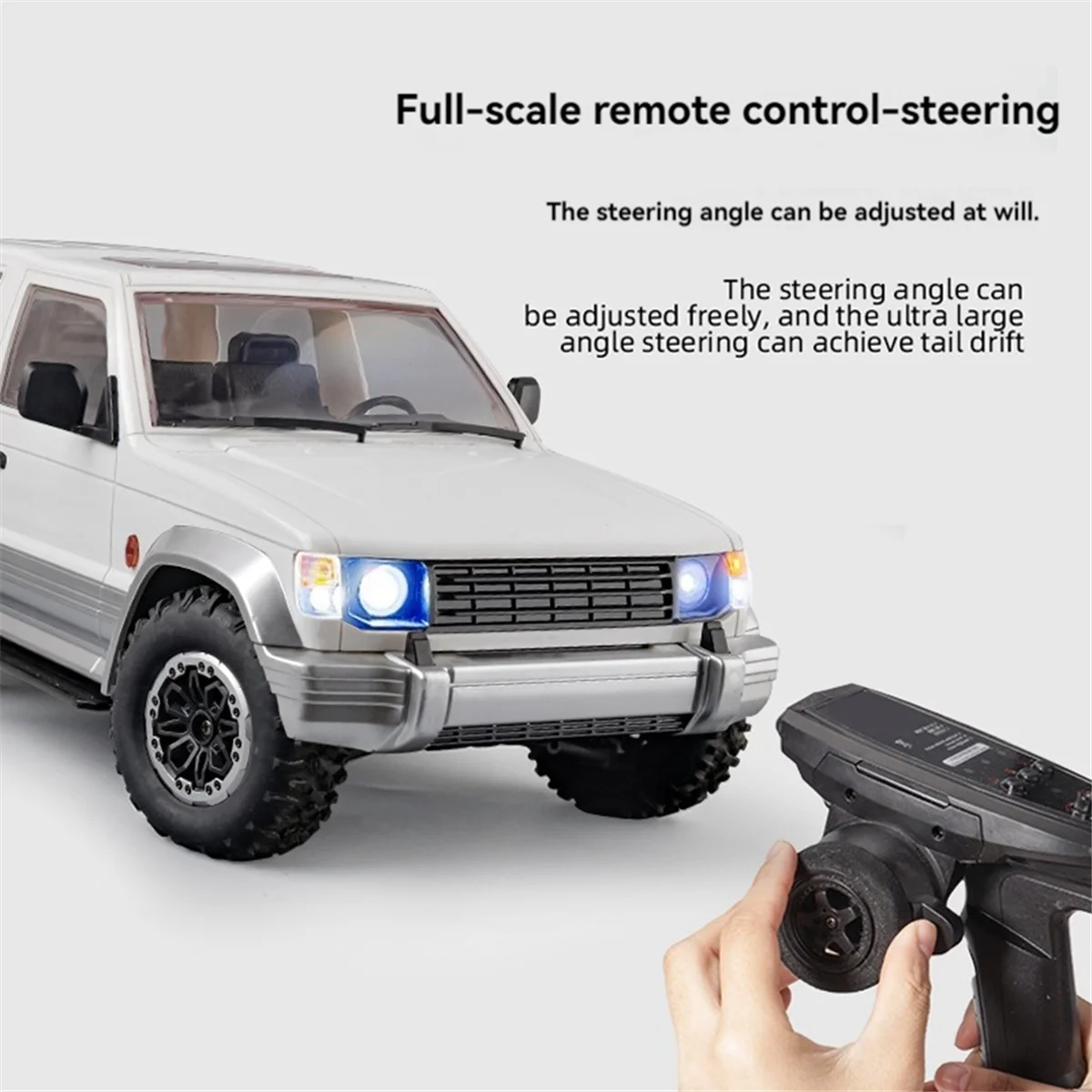 RC Remote Controlled Car with Lighting Variable Speed Car FourWheel Drive Drift Racing Simulation Model Toy for LD1297,A