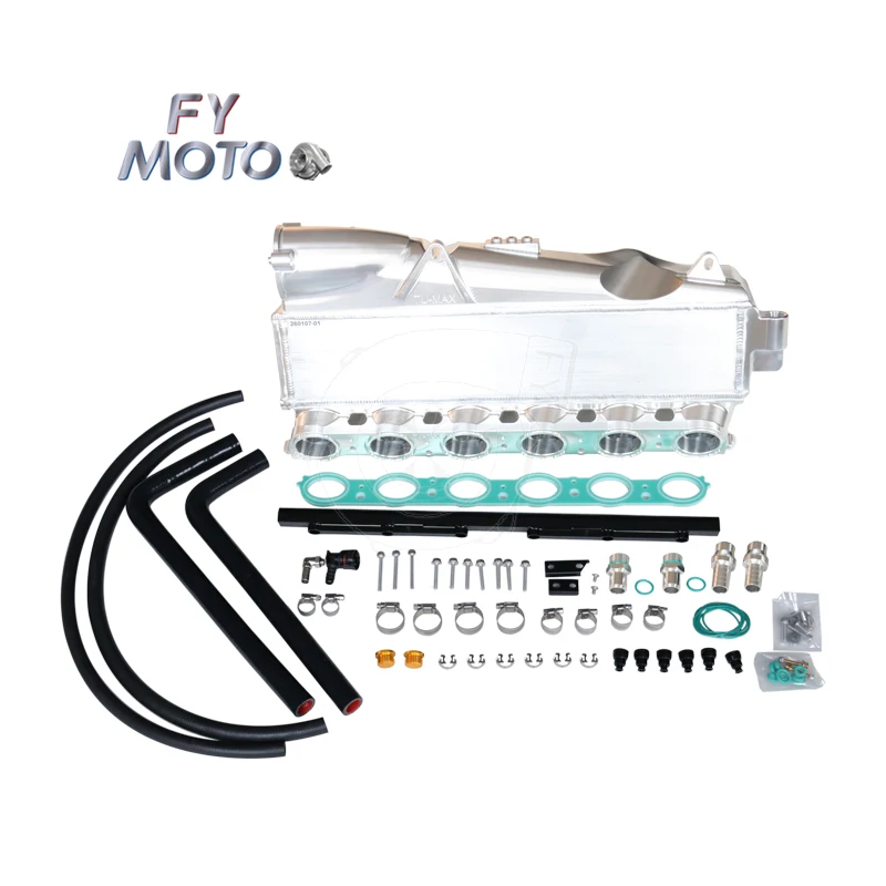 

CNC Billet Endtank MAX CORE Gen 2 B58 Charge Air Cooler Intake Manifold For M340i G20 G29 A90 3.0T 2020+ Not Fits For 48V