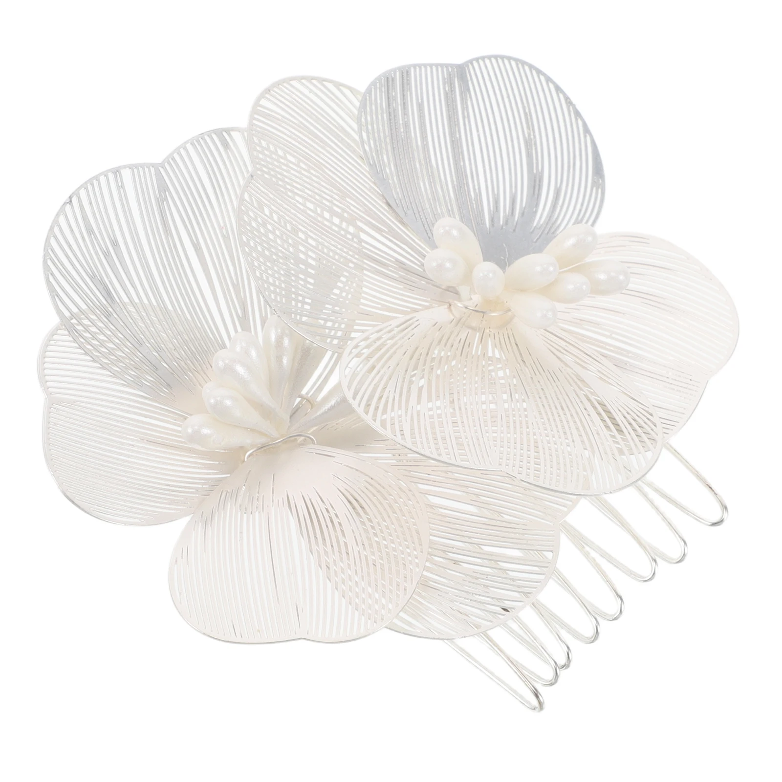 

Petal Comb Hair Clips for Girls Women Kids Bride Beauty Accessory Wedding Decorative Durable Material Hairstyle Bridal Event