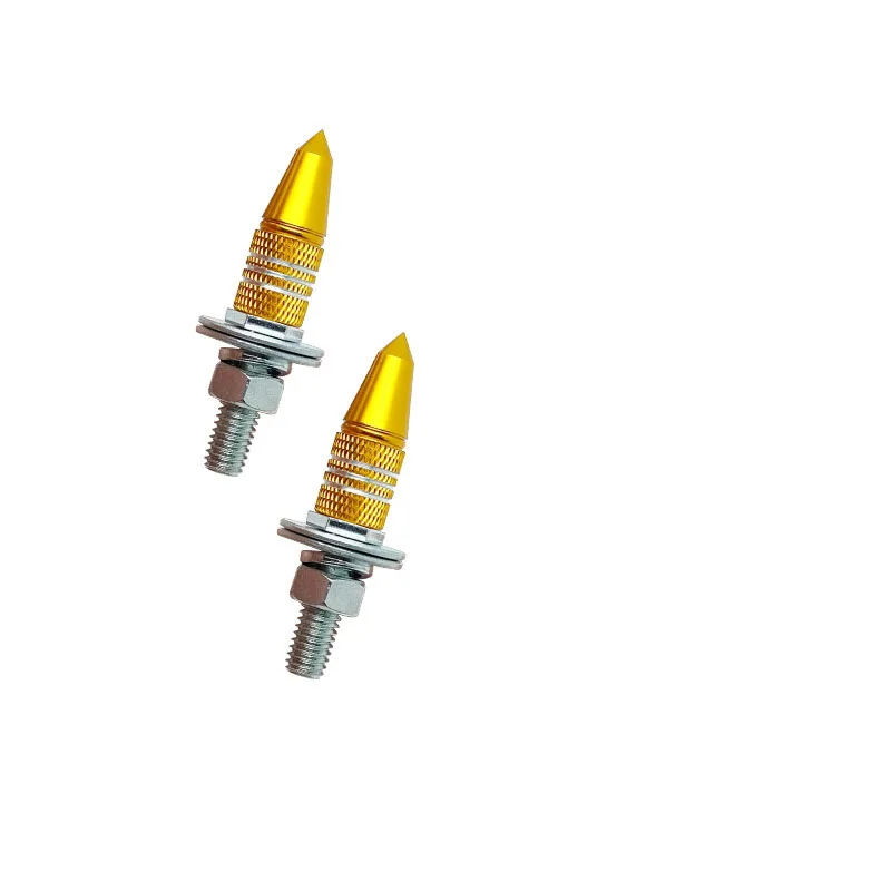 2 قطعة لوحة ترخيص السحابة M6 لوحة ترخيص السحابات سبائك الألومنيوم عرافة رئيس ثلاثة فتحة تصميم للسيارات الدراجات النارية الدراجات