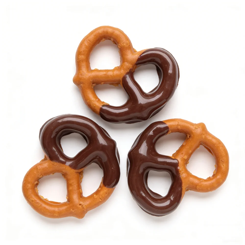 Pretzels de Chocolate oscuro, modelo de comida, artículo de exhibición de aperitivos comestibles falsos con salsa, decoración del hogar, escritorio, juego de fotografía Diy Joy Doll