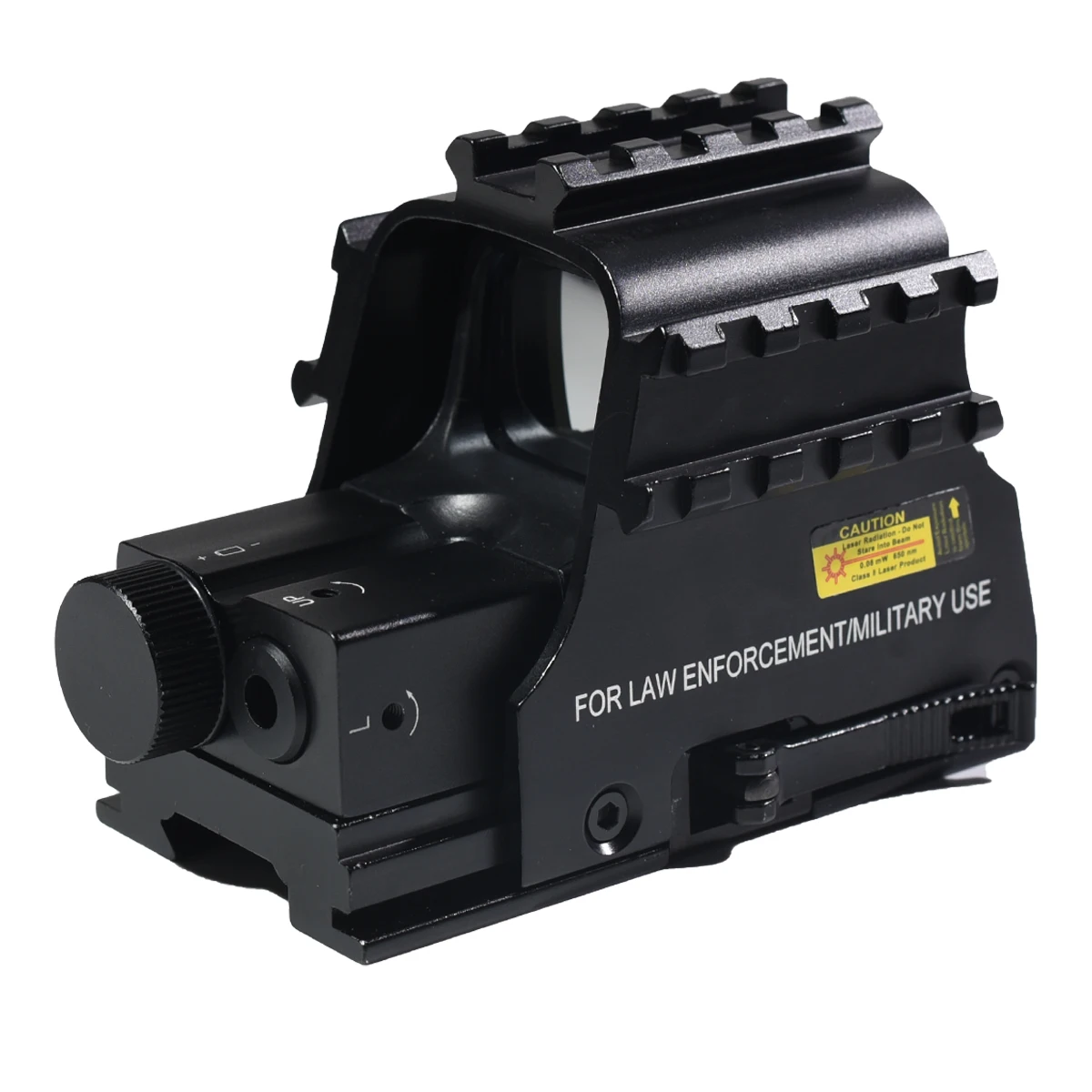 Tactical 553R Green Dot Sight Reflex Holographic with Red Laser Positioning and Aiming Hunting Airsoft Optic Rifle Scope 20MM