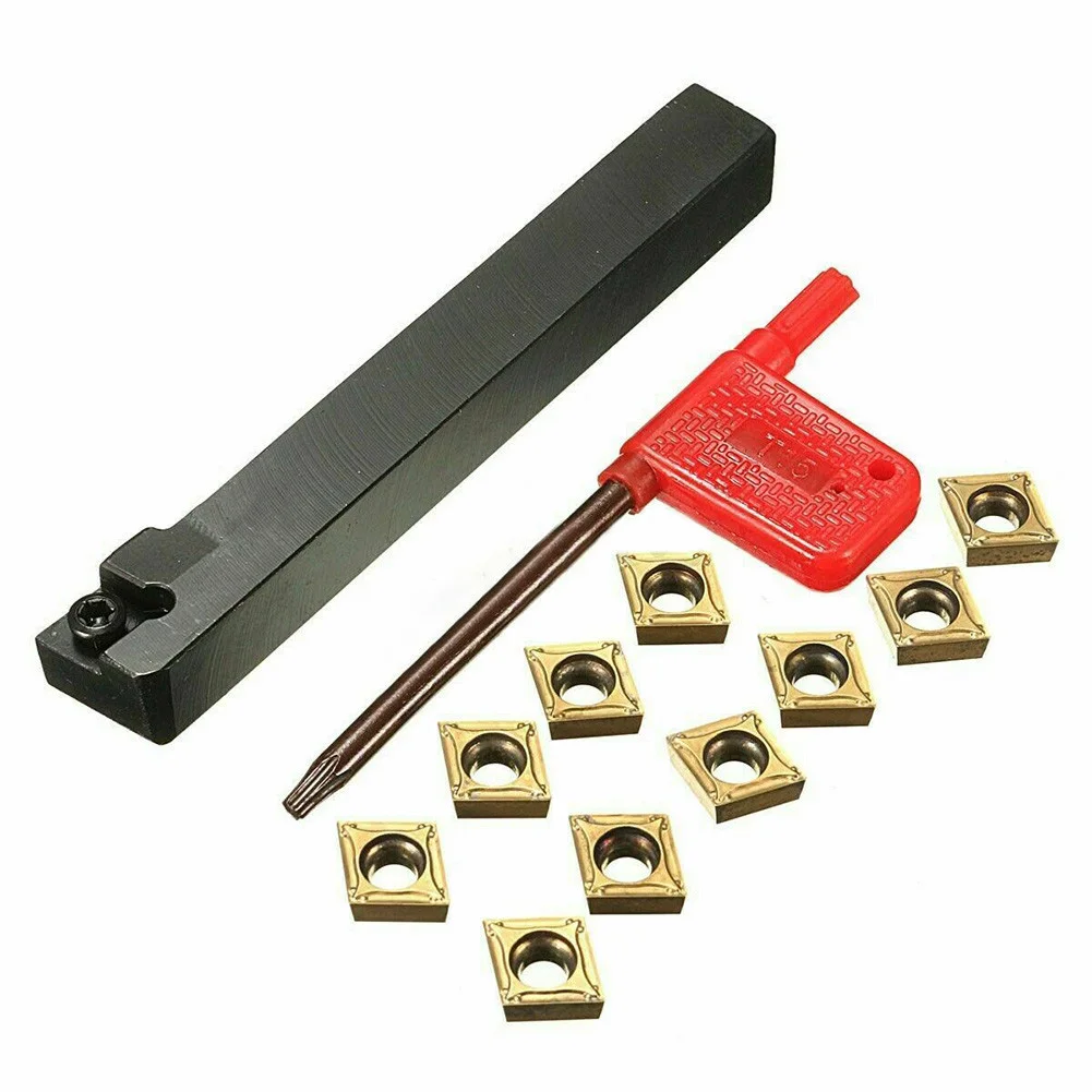 

SCLCL1212H09 12x100mm Lathe Turning Tool Holder+CCMT09T304 BP010 CNC Insert Lathe Turning Tool Tools Accessories Tool Holder