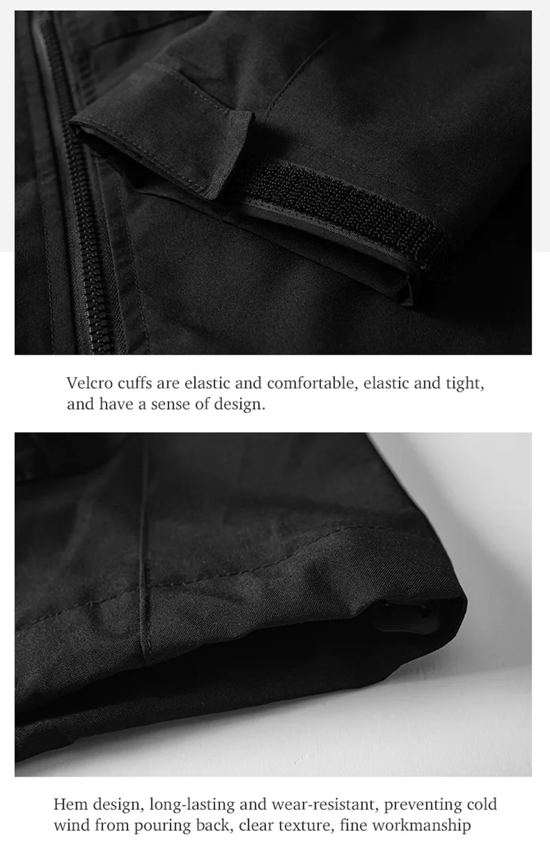 Men's Outdoor Jacket Waterproof Windbreaker Sports Climbing Trekking Multiple Pockets Skiing Softshell Zipper Hooded Jackets 146 S9c11dd7e730b4d5a9a08a72af44856a3b