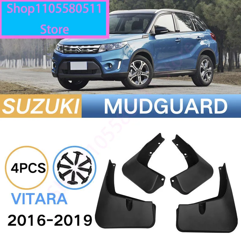 For Suzuki Vitara / Edcudo Mudguards Fender 2016 - 2024 Car Mudflaps Mud Flaps Splash Guards Mudguards Flap Fender Accessories