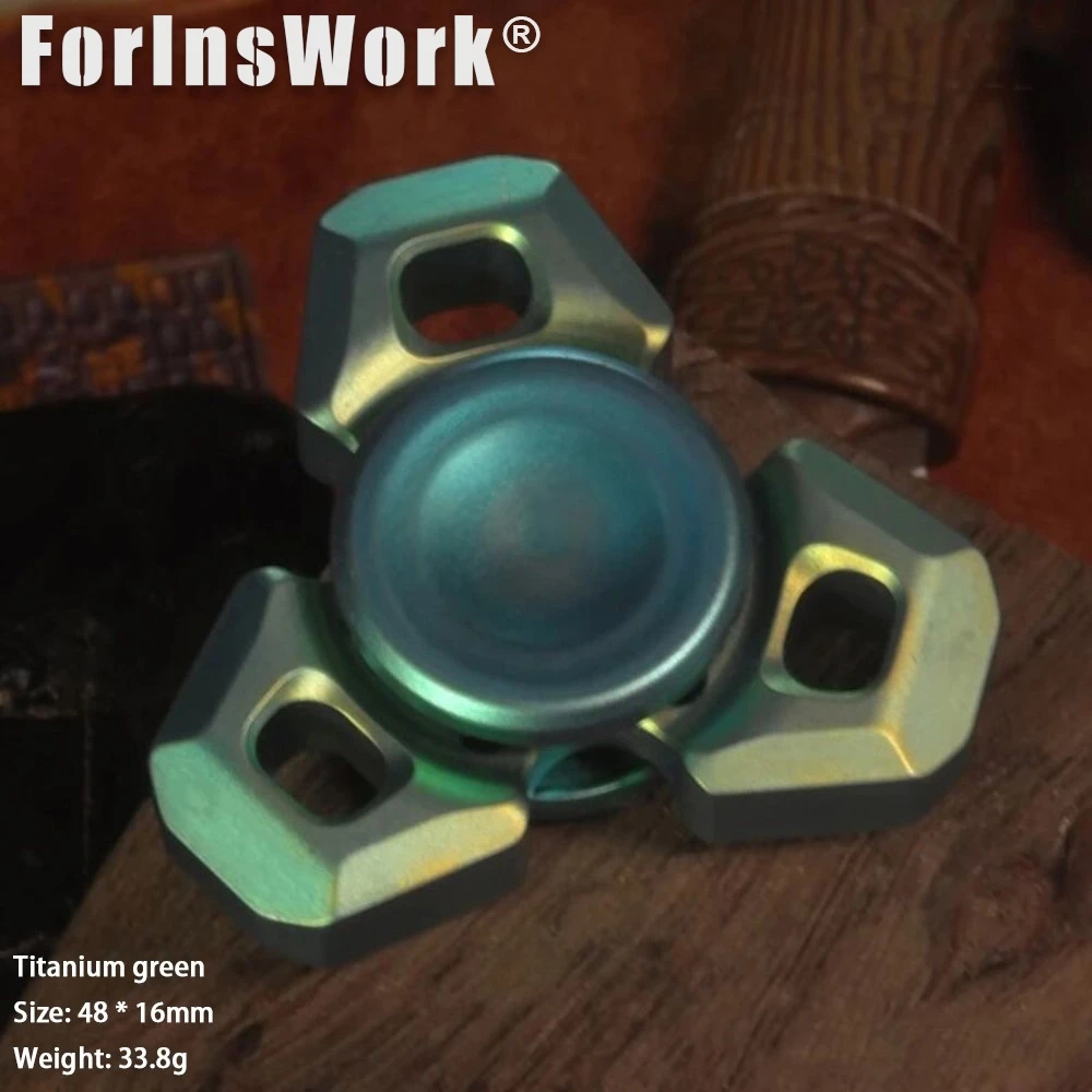 WJ EDC Tri-Leaf Fidget Spinner - Ultra Smooth Spinning Experience! Stress Relief Gadget Adult Toy